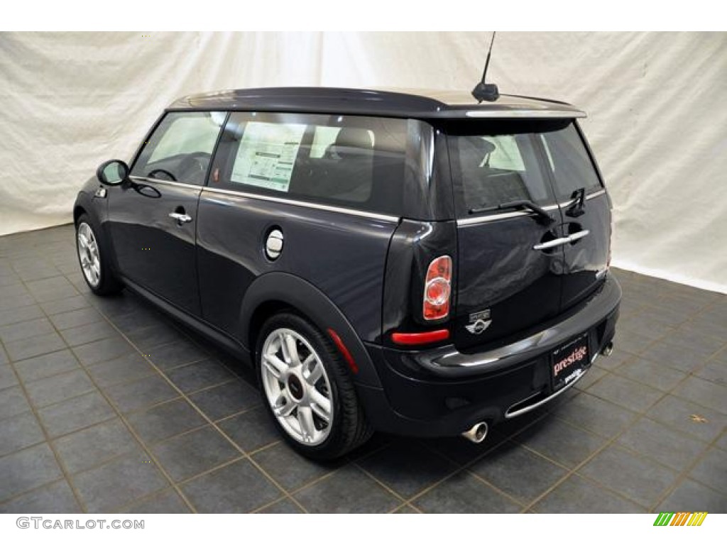 2012 Cooper S Clubman Hampton Package - Reef Blue Metallic / Black Lounge Leather/Damson Red Piping photo #9