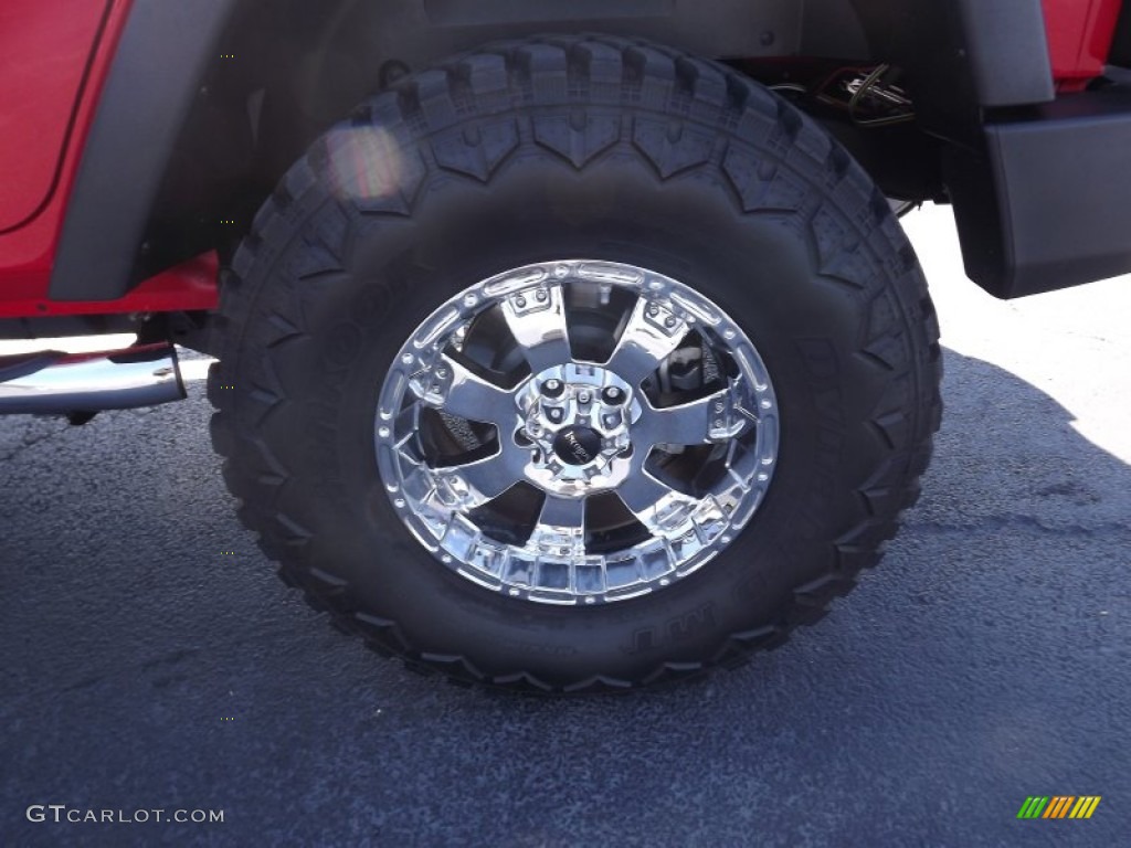 2010 Jeep Wrangler Unlimited Sport 4x4 Custom Wheels Photo #55602534