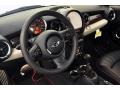 Black Lounge Leather/Damson Red Piping 2012 Mini Cooper S Clubman Hampton Package Dashboard