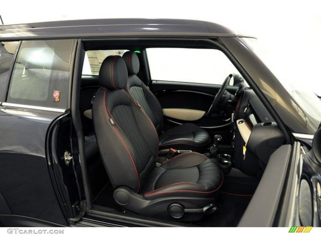 2012 Cooper S Clubman Hampton Package - Reef Blue Metallic / Black Lounge Leather/Damson Red Piping photo #26