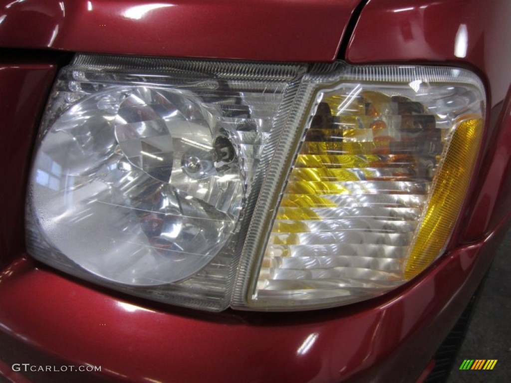 2004 Explorer Sport Trac XLT 4x4 - Red Fire Metallic / Medium Dark Flint/Dark Flint photo #4