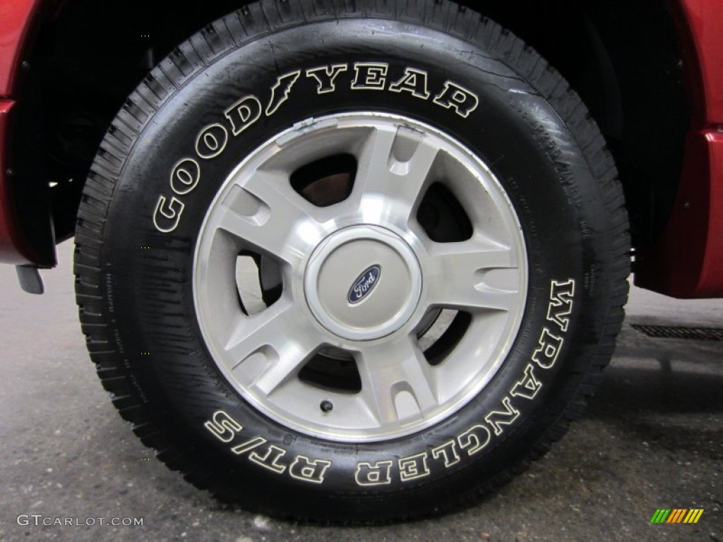 2004 Explorer Sport Trac XLT 4x4 - Red Fire Metallic / Medium Dark Flint/Dark Flint photo #8