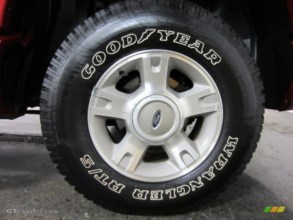 2004 Explorer Sport Trac XLT 4x4 - Red Fire Metallic / Medium Dark Flint/Dark Flint photo #9