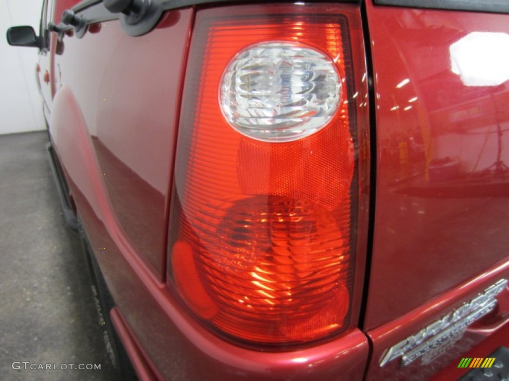 2004 Explorer Sport Trac XLT 4x4 - Red Fire Metallic / Medium Dark Flint/Dark Flint photo #15