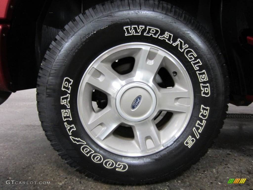 2004 Explorer Sport Trac XLT 4x4 - Red Fire Metallic / Medium Dark Flint/Dark Flint photo #17