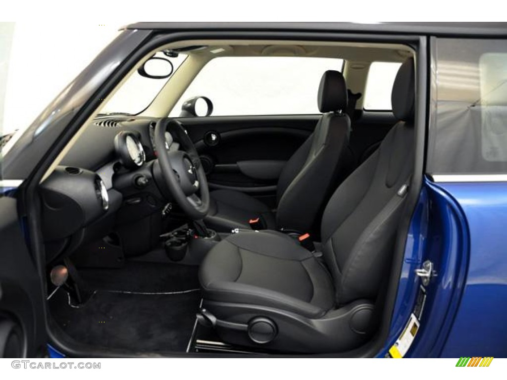 Carbon Black Interior 2012 Mini Cooper Hardtop Photo #55603753