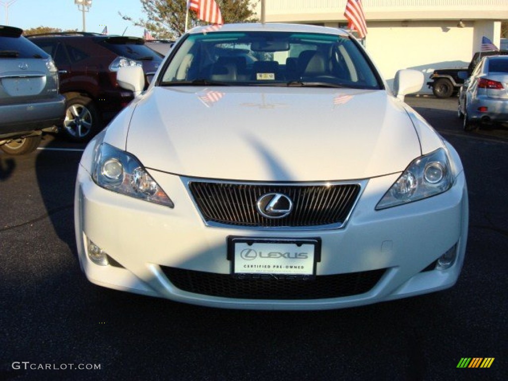 2008 IS 250 AWD - Glacier Frost Pearl / Sterling Gray photo #8