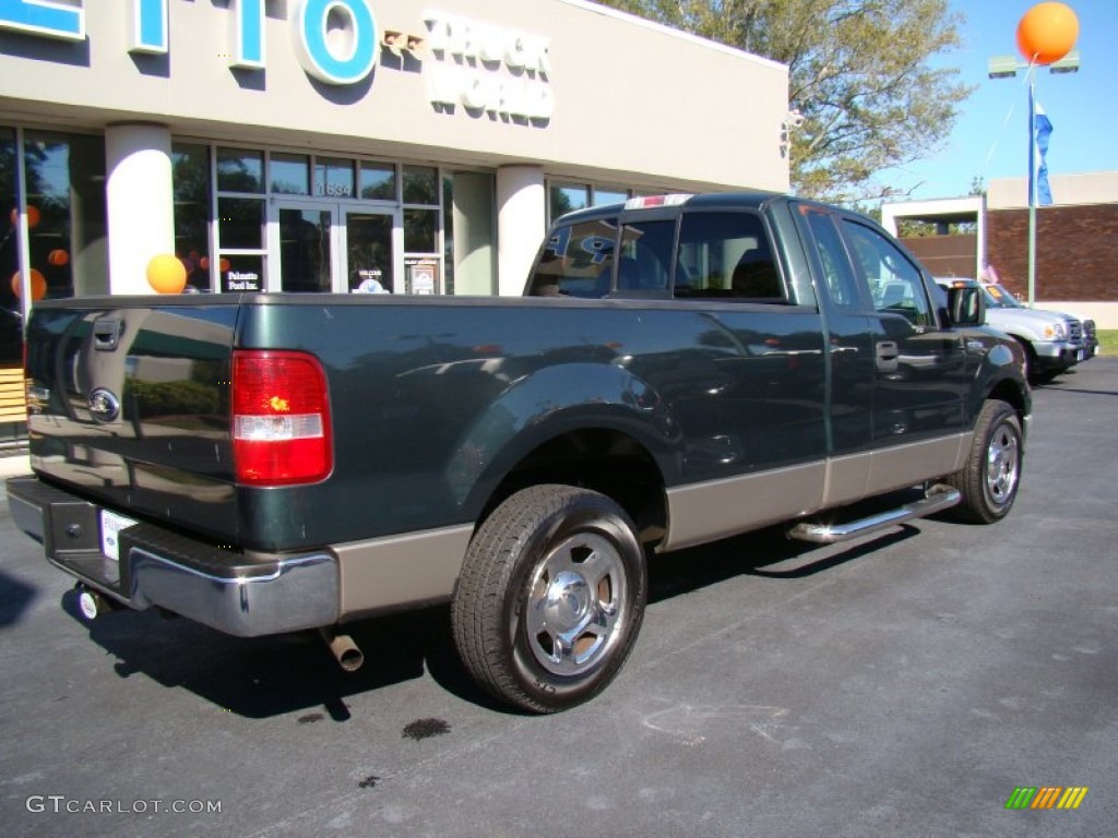 2006 F150 XLT Regular Cab - Aspen Green Metallic / Tan photo #8