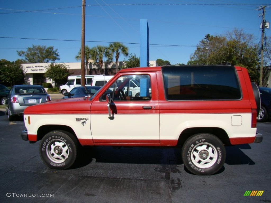 Medium Dark Fire Red 1986 Ford Bronco II XLT 4x4 Exterior Photo #55605466