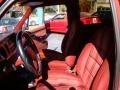 Red 1986 Ford Bronco II XLT 4x4 Interior Color