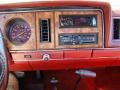 1986 Ford Bronco II Red Interior Controls Photo