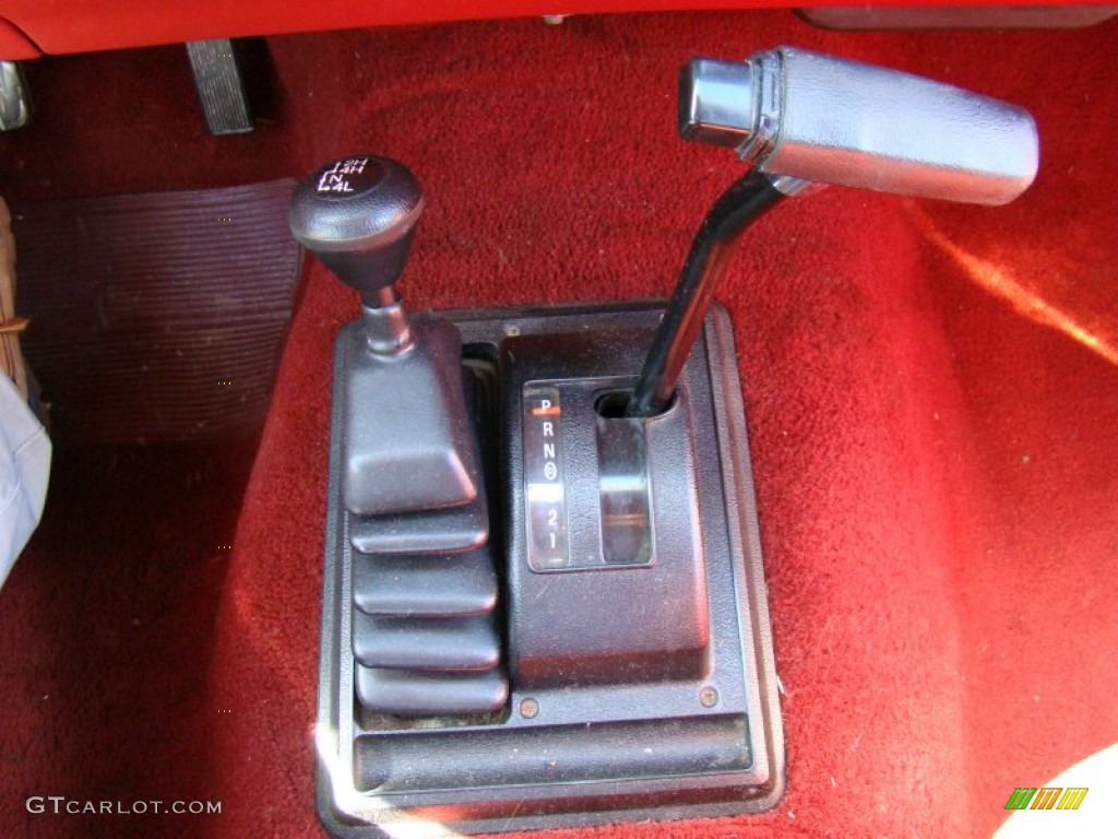 1986 Ford Bronco II XLT 4x4 Transmission Photos