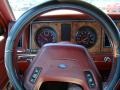 1986 Ford Bronco II Red Interior Steering Wheel Photo