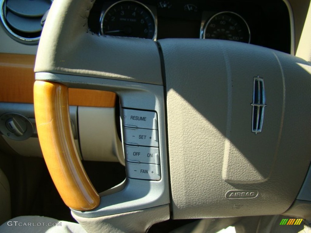 2007 MKZ AWD Sedan - Vivid Red Metallic / Sand photo #24