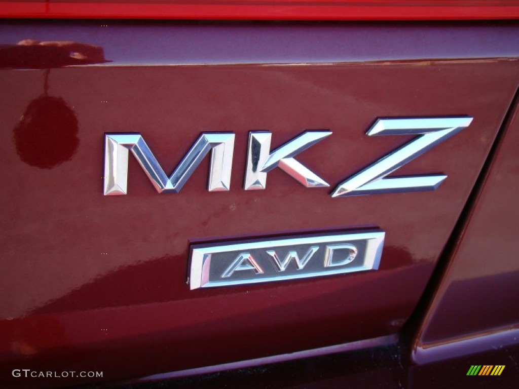 2007 MKZ AWD Sedan - Vivid Red Metallic / Sand photo #38