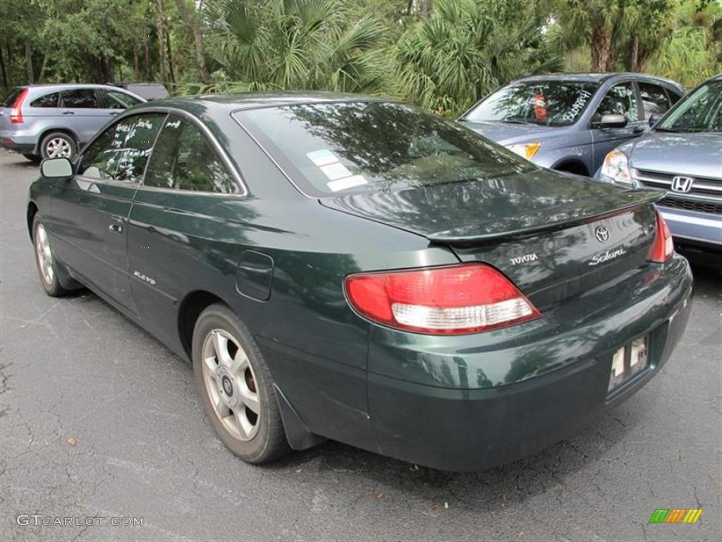 2001 Solara SLE V6 Coupe - Fairway Green Pearl / Ivory photo #3