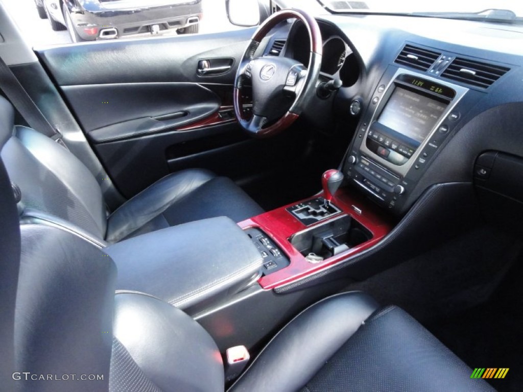 Black Interior 2006 Lexus GS 300 AWD Photo #55607500