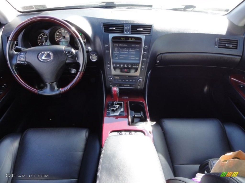 2006 Lexus GS 300 AWD Black Dashboard Photo #55607584