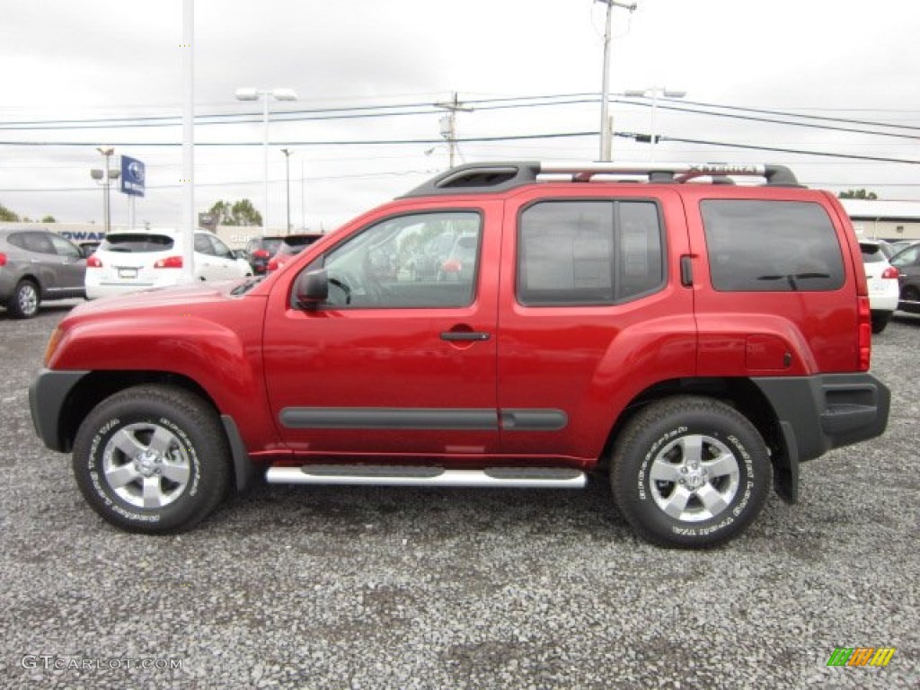 Lava Red 2012 Nissan Xterra S 4x4 Exterior Photo #55607728