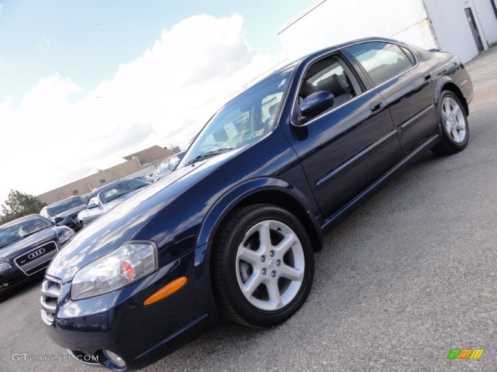 Majestic Blue Metallic 2002 Nissan Maxima SE Exterior Photo #55607812