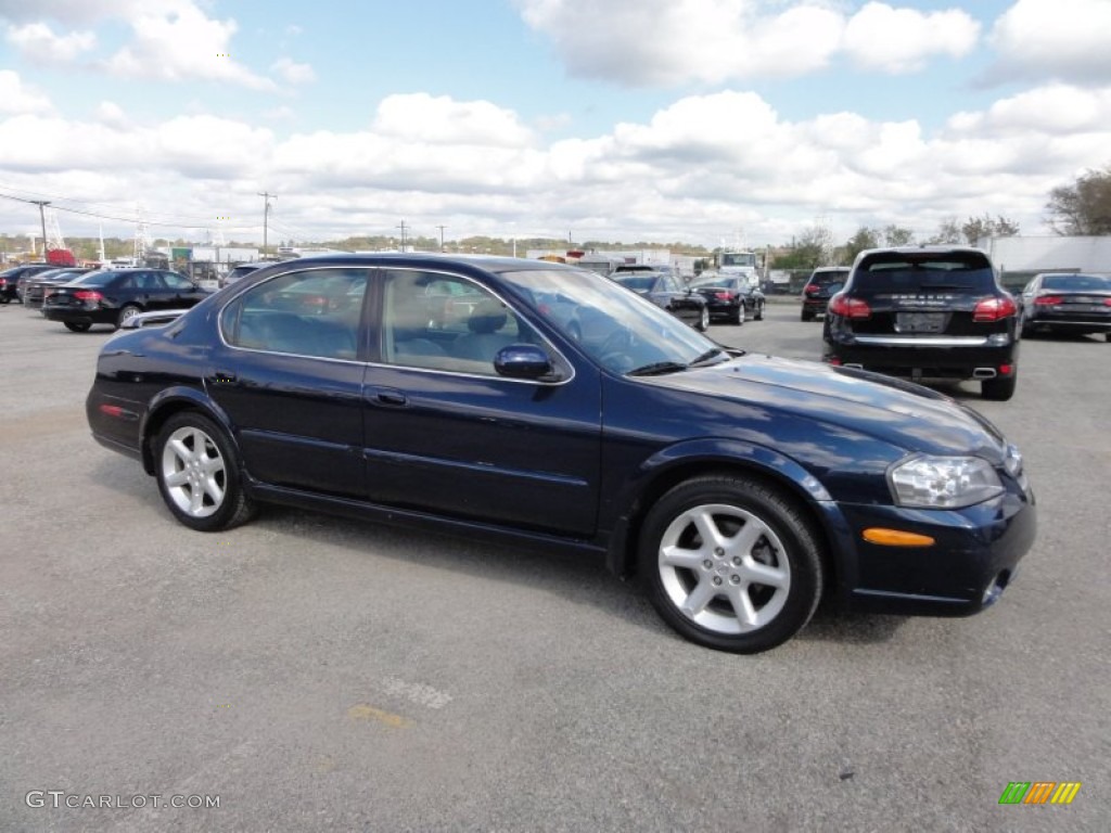 Majestic Blue Metallic 2002 Nissan Maxima SE Exterior Photo #55607848