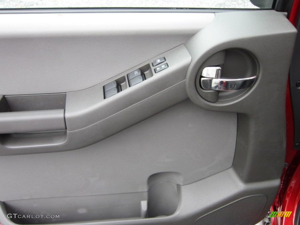 2012 Nissan Xterra S 4x4 Gray Door Panel Photo #55607854