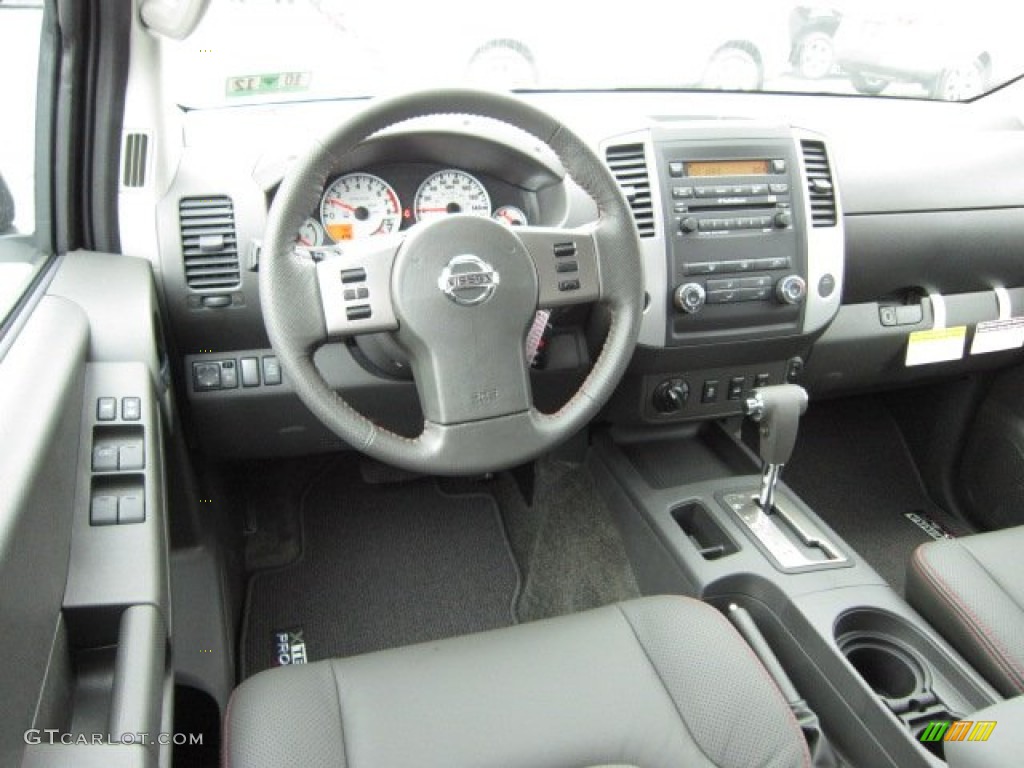 2012 Nissan Xterra Pro-4X 4x4 Pro 4X Gray/Steel Dashboard Photo #55608007