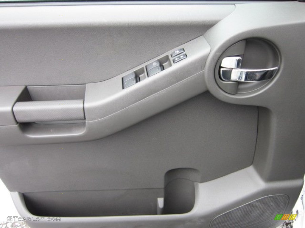 2012 Nissan Xterra Pro-4X 4x4 Pro 4X Gray/Steel Door Panel Photo #55608046