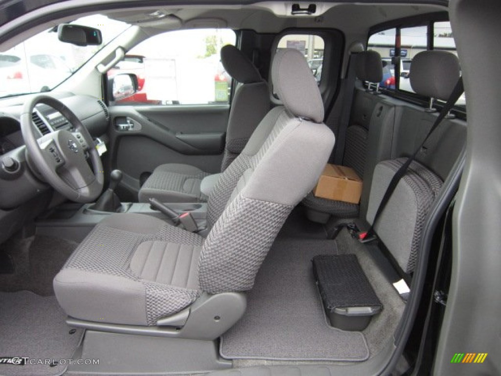 Graphite Interior 2012 Nissan Frontier SV V6 King Cab 4x4 Photo #55608187