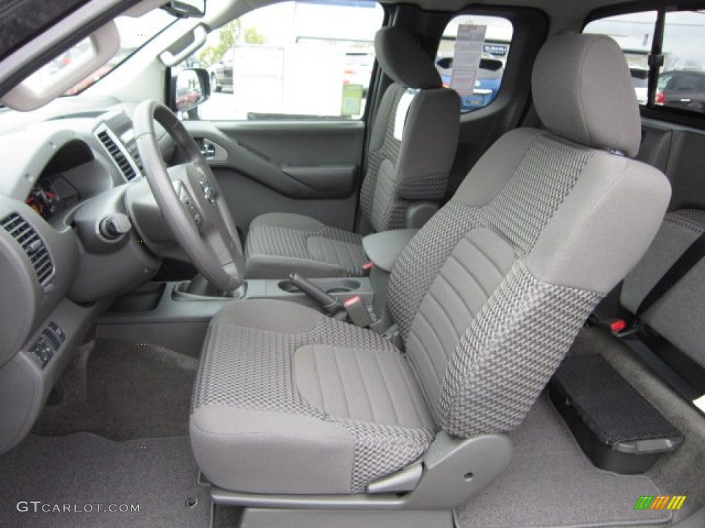Graphite Interior 2012 Nissan Frontier SV V6 King Cab 4x4 Photo #55608205