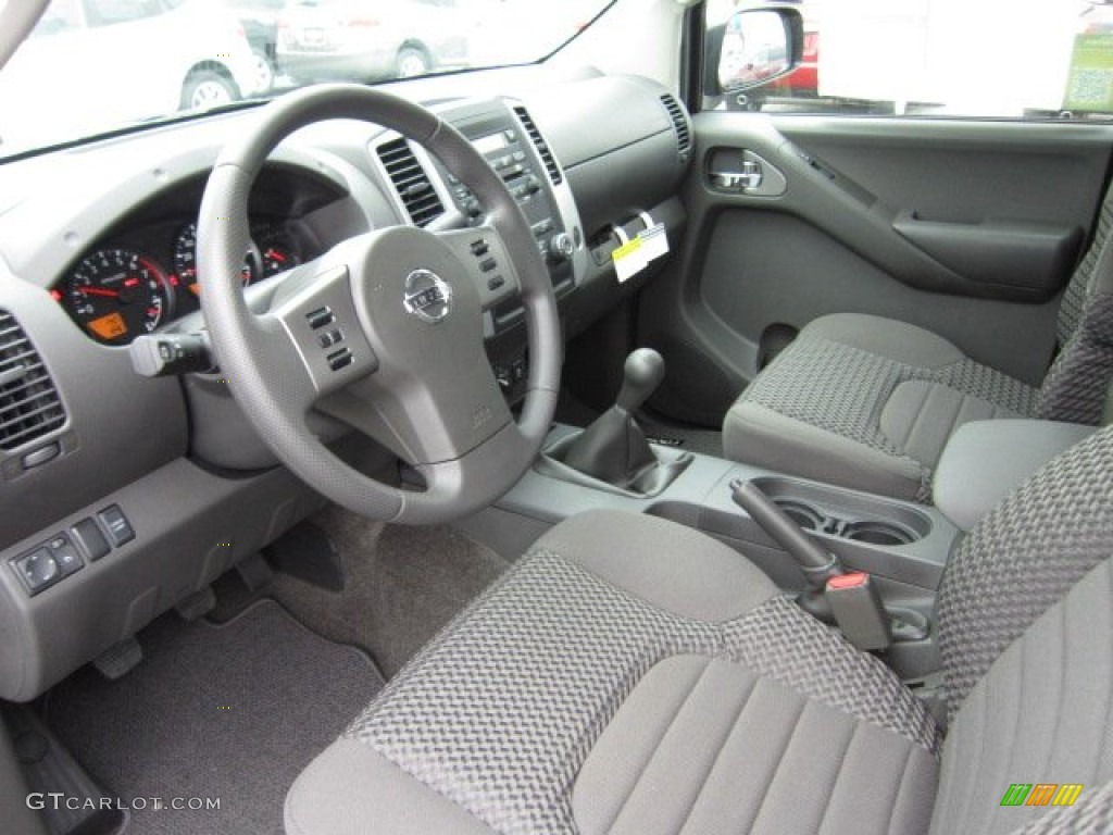 Graphite Interior 2012 Nissan Frontier SV V6 King Cab 4x4 Photo #55608214