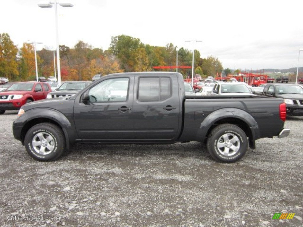 Night Armor Metallic 2012 Nissan Frontier SV Crew Cab 4x4 Exterior Photo #55608280