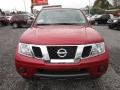 2012 Red Brick Nissan Frontier SV Crew Cab 4x4  photo #2