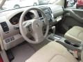 Beige 2012 Nissan Frontier SV Crew Cab 4x4 Interior Color