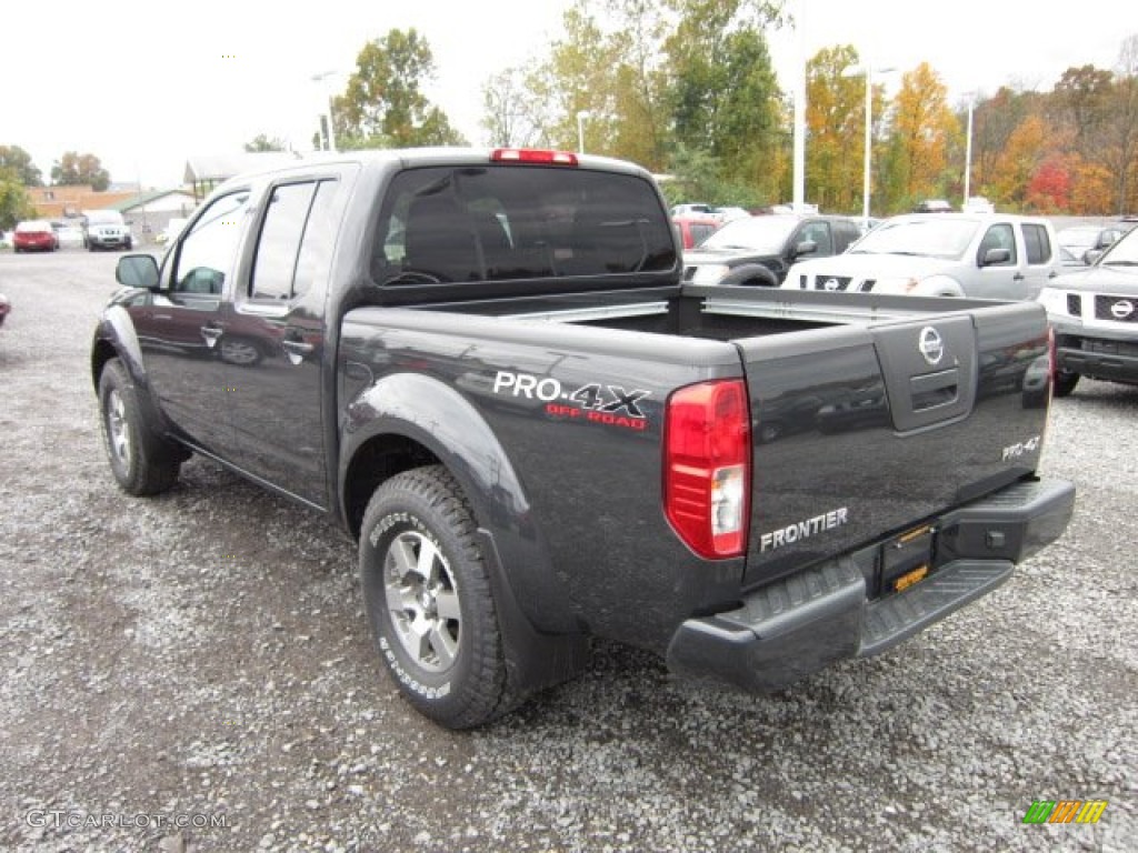 Night Armor Metallic 2012 Nissan Frontier Pro-4X Crew Cab 4x4 Exterior Photo #55609009