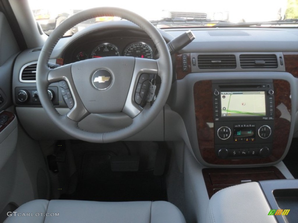 2012 Chevrolet Tahoe LTZ 4x4 Light Titanium/Dark Titanium Dashboard Photo #55609996