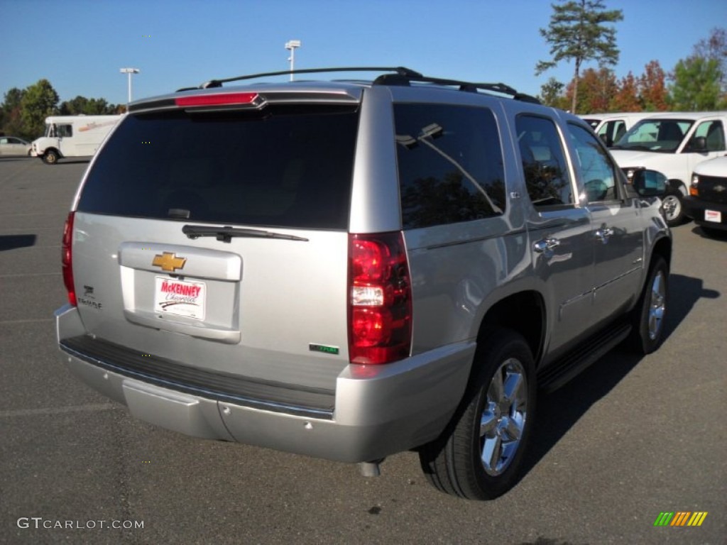 2012 Tahoe LTZ 4x4 - Silver Ice Metallic / Light Titanium/Dark Titanium photo #3