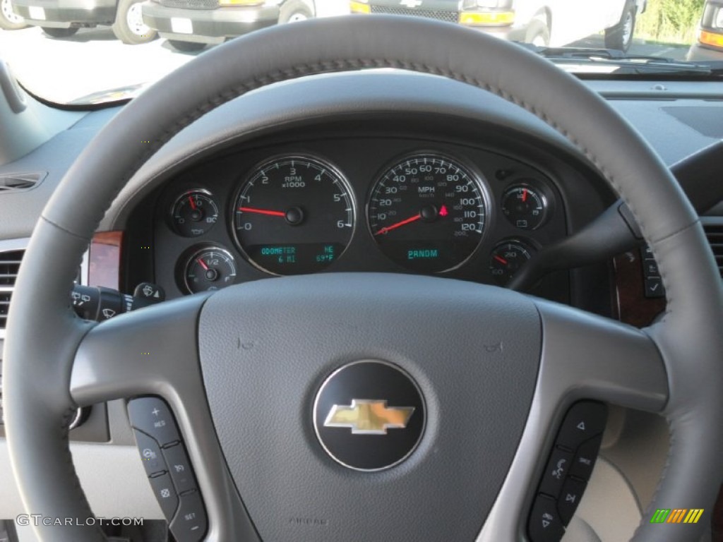 2012 Tahoe LTZ 4x4 - Silver Ice Metallic / Light Titanium/Dark Titanium photo #13