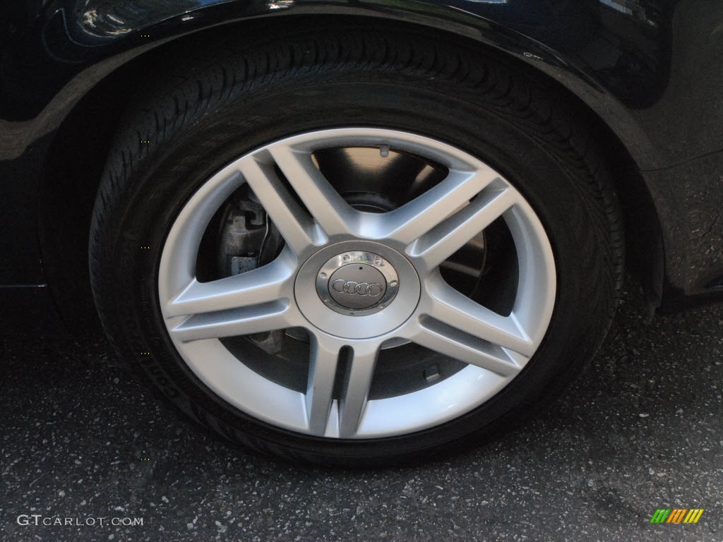 2008 A4 2.0T S-Line Sedan - Ocean Blue Pearl Effect / Light Gray photo #3