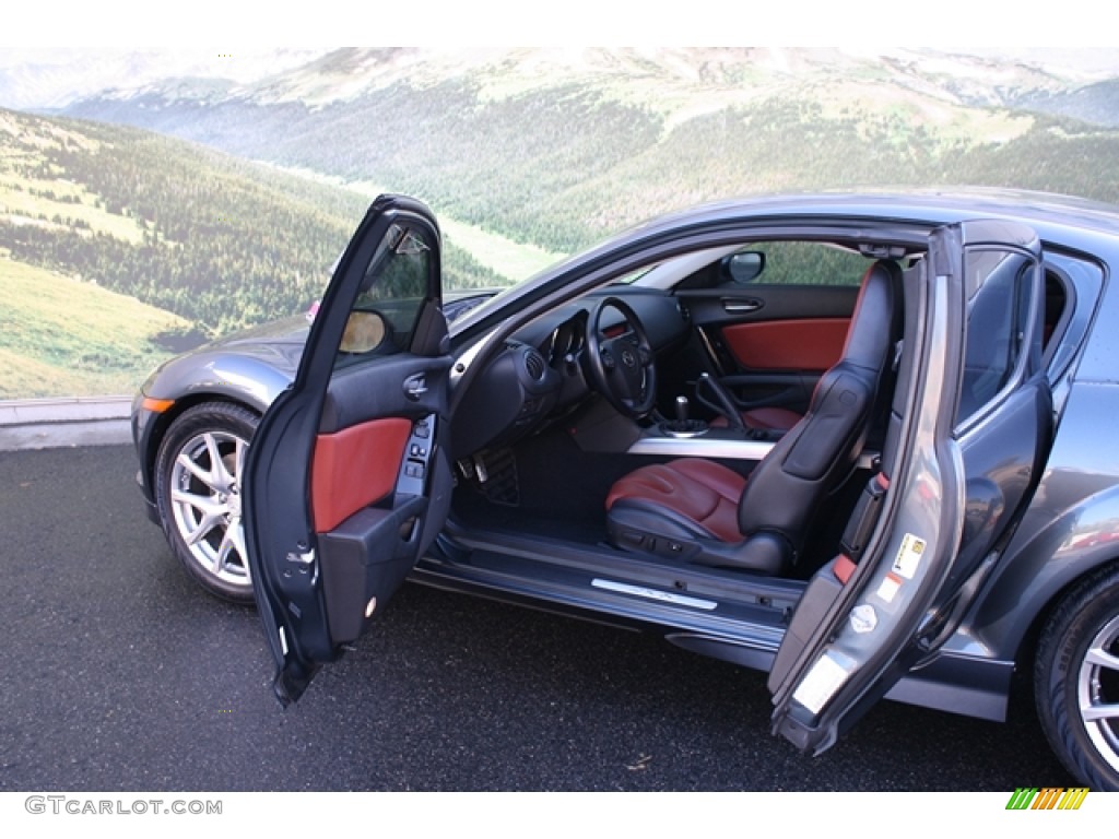 Cosmo Red Interior 2008 Mazda RX-8 40th Anniversary Edition Photo #55610677