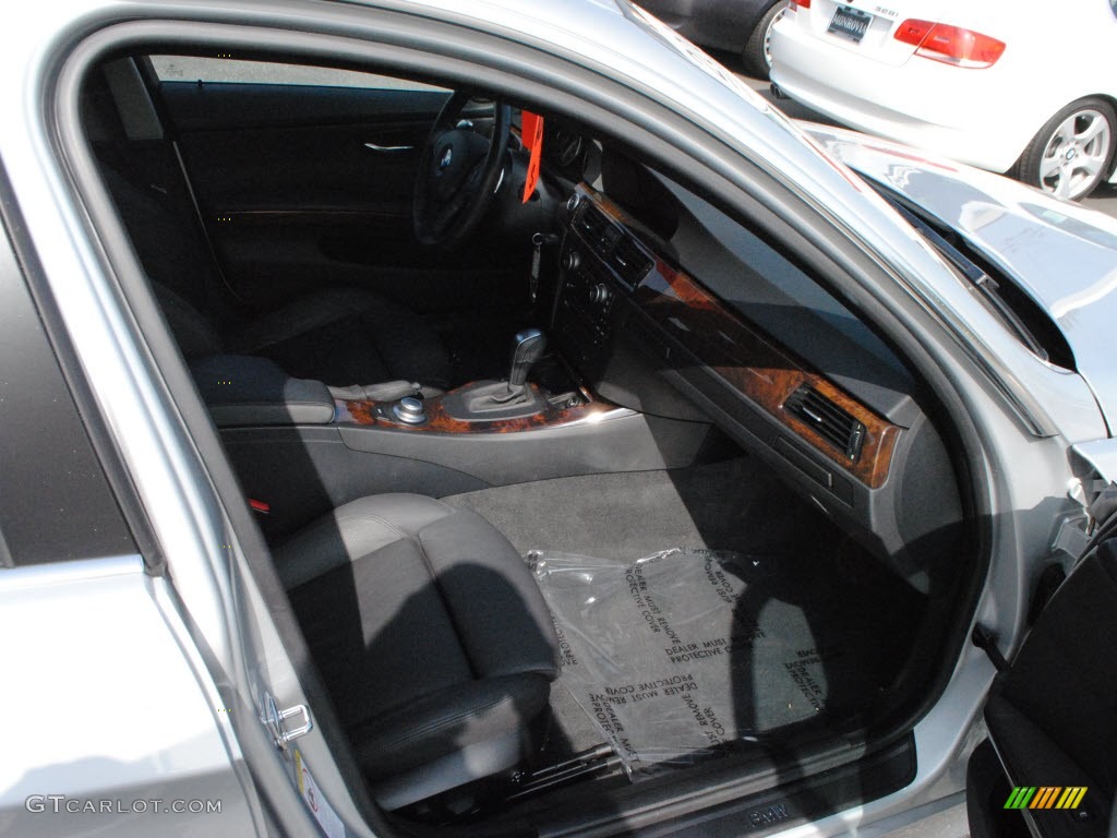 2008 3 Series 335i Sedan - Titanium Silver Metallic / Black photo #4
