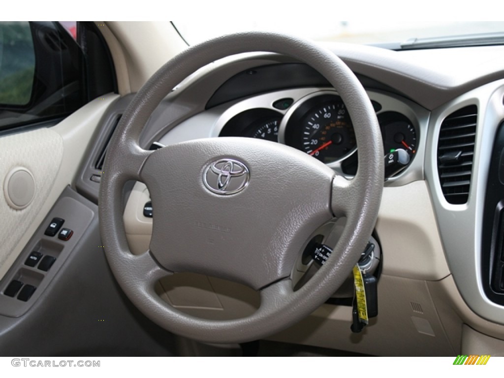 2004 Toyota Highlander 4WD Steering Wheel Photos
