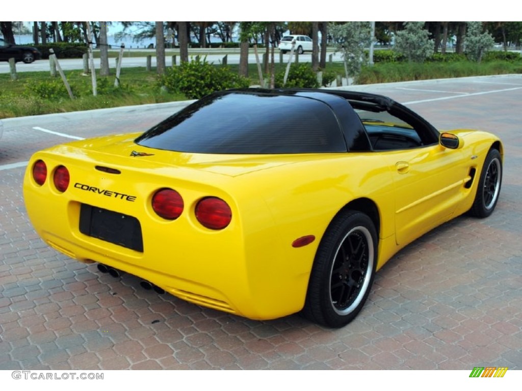 Millenium Yellow 2002 Chevrolet Corvette Coupe Exterior Photo #55611661