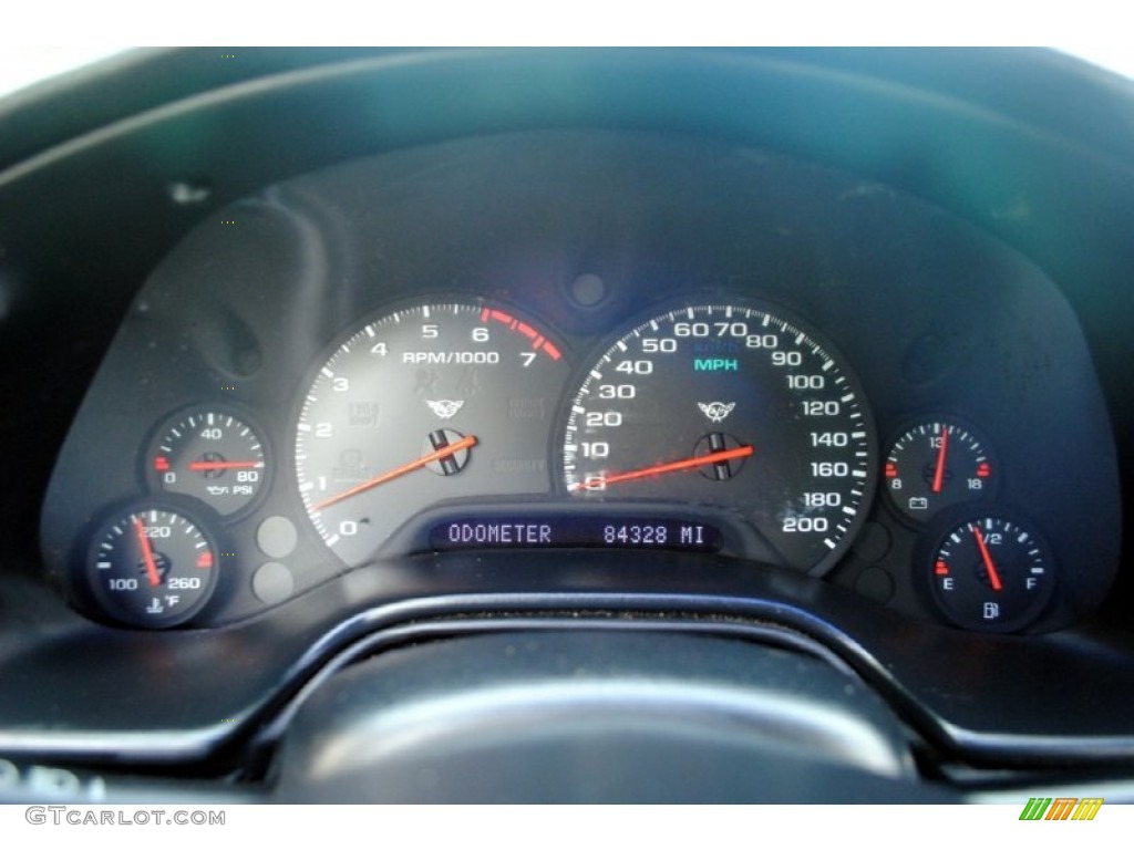 2002 Chevrolet Corvette Coupe Gauges Photo #55611913