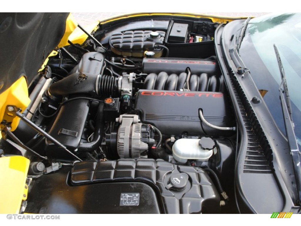 2002 Chevrolet Corvette Coupe 5.7 Liter OHV 16 Valve LS1 V8 Engine Photo #55611988