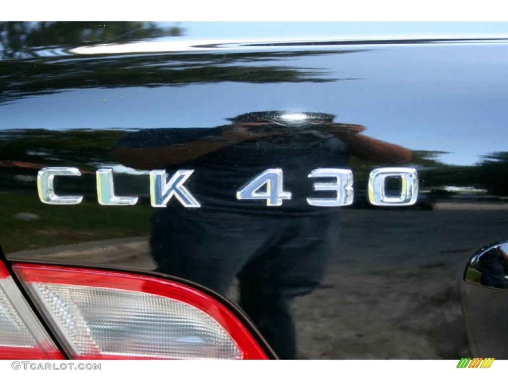 2000 CLK 430 Cabriolet - Black / Charcoal photo #30
