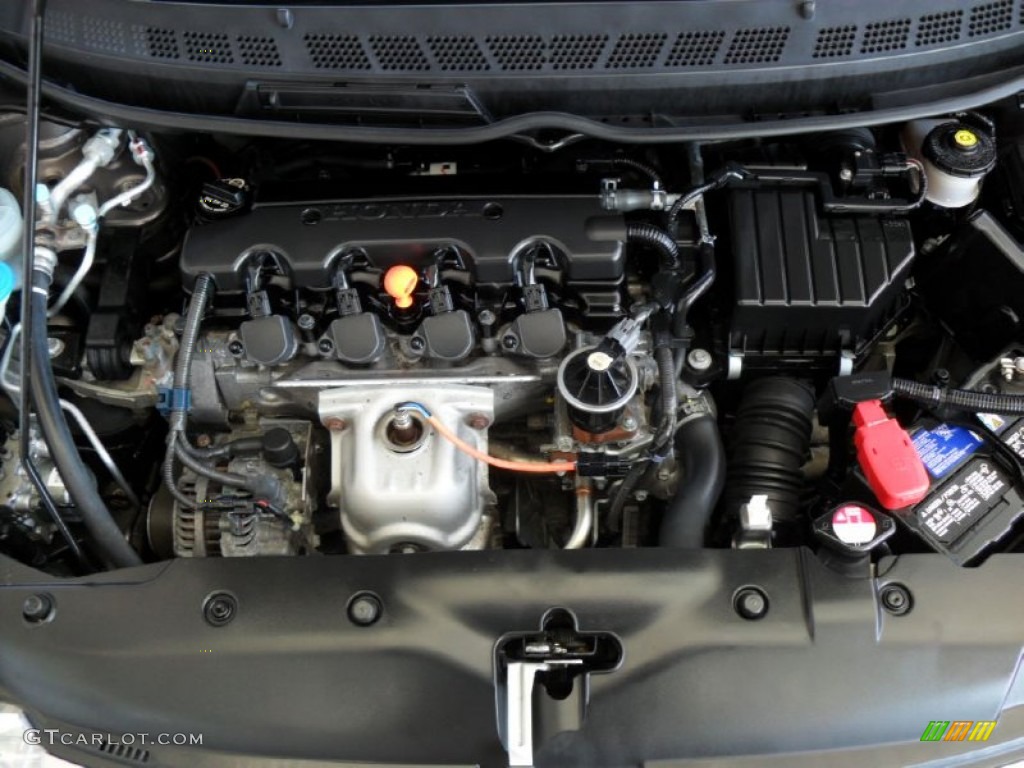 2010 Civic LX Sedan - Urban Titanium Metallic / Beige photo #21