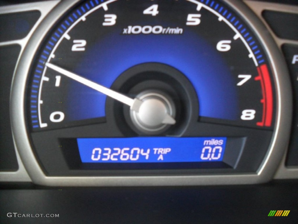 2010 Civic LX Sedan - Urban Titanium Metallic / Beige photo #25