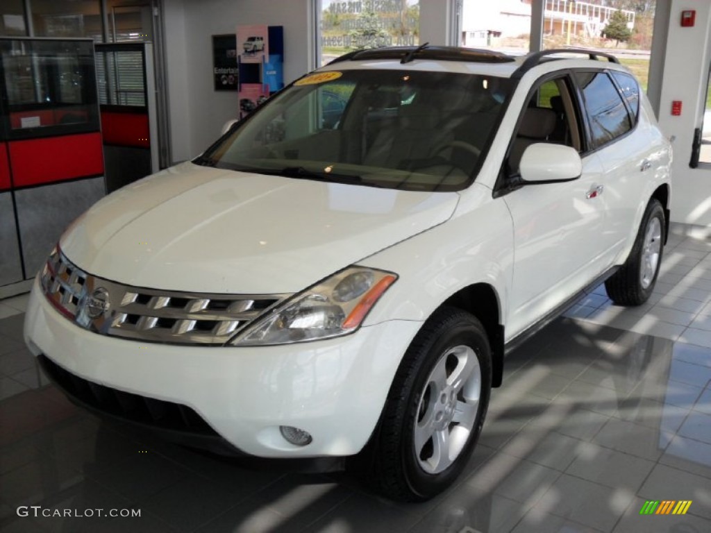 2003 Murano SL - Glacier White Pearl / Cafe Latte photo #1