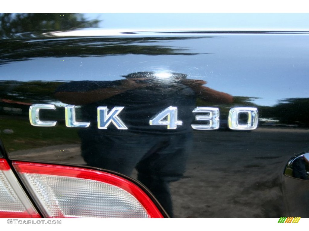 2000 CLK 430 Cabriolet - Black / Charcoal photo #56